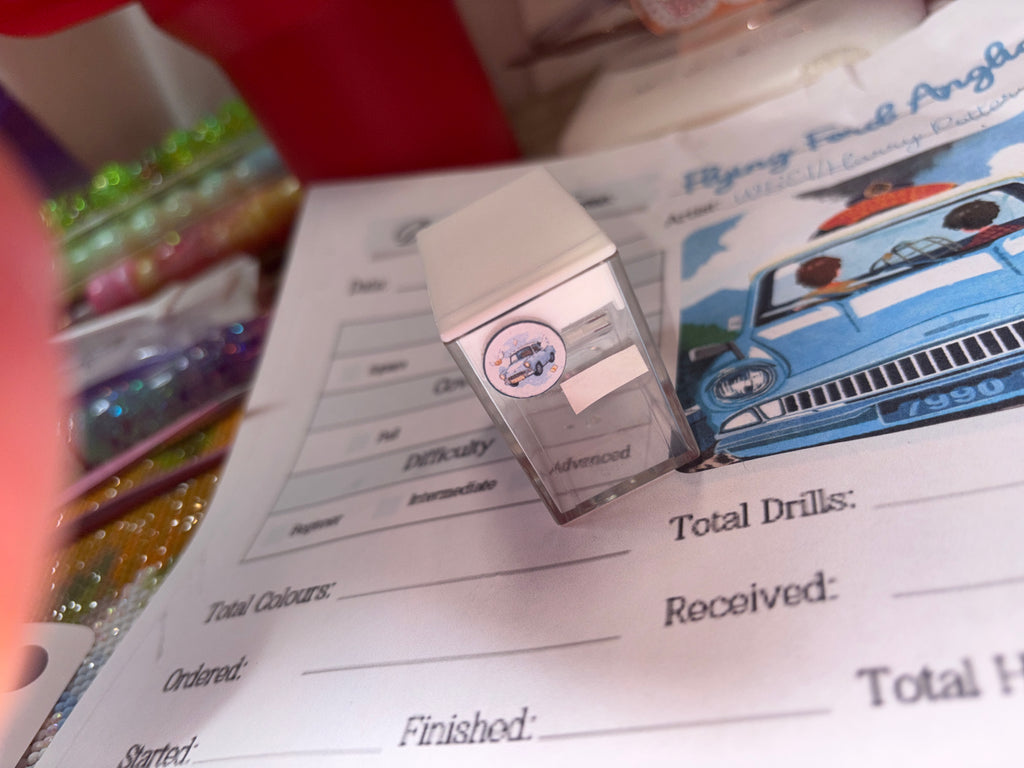 Diamond Painting Symbol Stickers: DAC Flying Ford Anglia by WBEI/Harry Potter